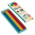 6 Pencils In Colour Wheel Box