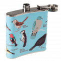 Garden Birds Hip Flask