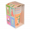 8 Colourful Creatures Paper Cups