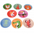 8 Colourful Creatures Paper Plates