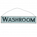 Washroom Metal Sign