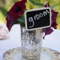 Mini Blackboard Peg Place Setting