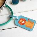 Charlie The Lion Luggage Tag