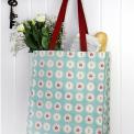 Blue Vintage Doily Design Shopping Bag