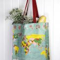 World Map Design Shopping Bag