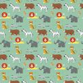 Animal Park Wrapping Paper (5 Sheets)