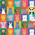 Animal Friends Wrapping Paper (5 Sheets)