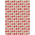 Vintage Apple Wrapping Paper (5 Sheets)