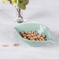 Aqua Marine Leaf Snack Bowl