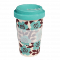 Astrid Flower Bamboo Travel Mug And Lid