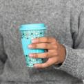 Atomic Blue Bamboo Travel Mug