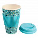 Atomic Blue Bamboo Travel Mug