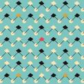 Atomic Blue Wrapping Paper (5 Sheets)
