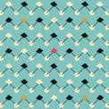 Atomic Blue Wrapping Paper (5 Sheets)