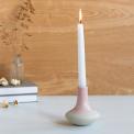 Baby Pink Dipped Candle Holder