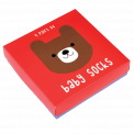 Bear Design Baby Socks (4 Pairs)