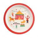 Big Top Circus Bamboo Tableware (set Of 5)