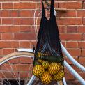 Black Organic Cotton Net Bag