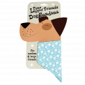 Large Turquoise Ditsy Floral Dog Bandana