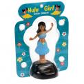 Blue Hula Dancer Solar Powered