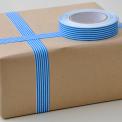 Blue Stripe Fabric Sticky Gift Tape