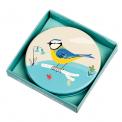 Blue Tit Compact Mirror