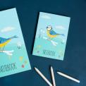 Blue Tit Design A6 Notebook