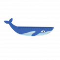 Blue Whale Wooden Ruler