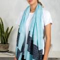 Boho Blue Cotton Scarf