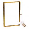 Brass 4 Sided Photo Frame