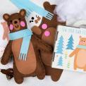 Bruno The Bear Felt Kit