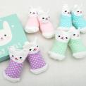 Bonnie The Bunny Design Baby Socks (set Of 4)