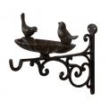 Cast Iron Mounted Bird Bath