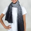 Charcoal Sea Mist Cotton Scarf