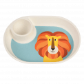 Charlie The Lion Bamboo Egg Plate