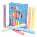 Coloured Chalk Sticks (box Of 12)