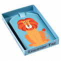 Charlie The Lion Luggage Tag