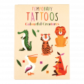 Colourful Creatures Temporary Tattoos (2 Sheets)