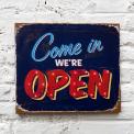 Come In We'Re Open Light Up Sign