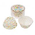 50 Confetti Cake Cases