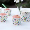 10 Confetti Design Ice Cream Pots