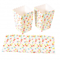 Set Of 8 Confetti Mini Popcorn Holders