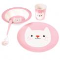 Cookie The Cat Melamine Set