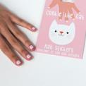 Cookie The Cat Nail Stickers (pack Of 25)