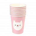 Cookie The Cat Paper Cups (set Of 8)