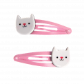 Cookie The Cat Hairclips (set Of 2)