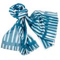 Milano Turquoise Cotton Scarf