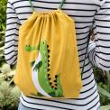 Harry The Crocodile Drawstring Bag