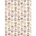 Cupcake Wrapping Paper (5 Sheets)