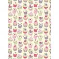 Cupcake Wrapping Paper (5 Sheets)